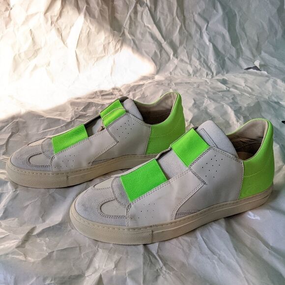 𝅺MAISON Margiela MM6 leather nylon sneakers 5(38) BNWOB - Picture 3 of 16